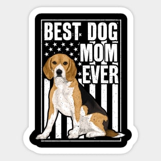 Best Beagle Dog Mom Ever Sticker